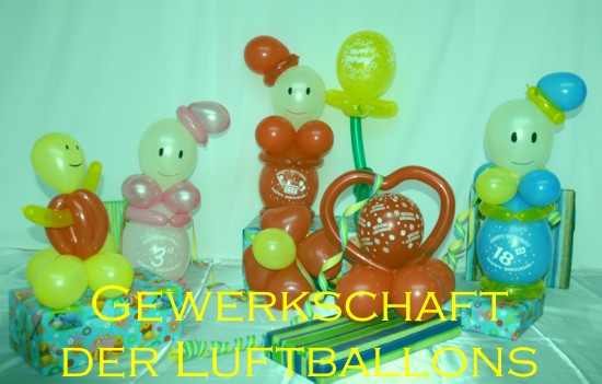 Luftballons-Gewerkschaft