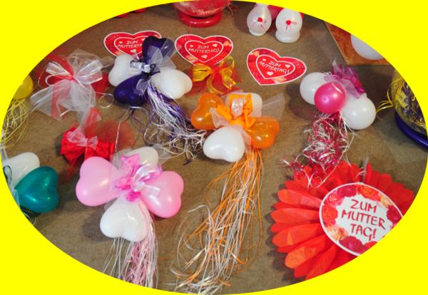 Muttertag-Dekorationen-Geschenke-Luftballonse