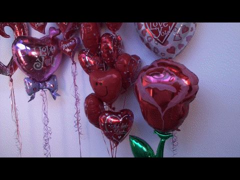 Luftballons Valentinstag Liebe